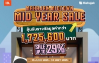 MAHAJAK MIDTOWN MID YEAR SALE 2025 สินค้า HOME AUDIO ลดสูงสุด 29% พร้อมลุ้นรางวัลรวมมูลค่ากว่า 1,725,600 บาท
