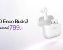 OPPO Enco Buds3 วางจำหน่ายแล้ว หูฟังไร้สายรุ่นใหม่ แบตอึด 48 ชม. ราคา 799 บาท