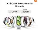 Xiaomi Smart Band 10 เปิดตัวสมาร์ทแบนด์ ในราคา 1,449 บาท หน้าจอ AMOLED ขนาด 1.72 นิ้ว  รีเฟรชเรต 60Hz สว่าง HBM 1,500 nits