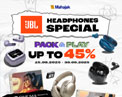 JBL Headphone Special Pack & Play ช้อปหูฟัง JBL ลดสูงสุด 45% ตอบโจทย์ทุกไลฟ์สไตล์การเดินทาง