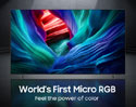 Samsung เปิดตัว Micro RGB TV ครั้งแรกของโลก มาพร้อมเทคโนโลยี RGB LED ขนาดเล็กกว่า 100 ไมโครเมตร สร้างมาตรฐานใหม่ทีวีอัลตร้าพรีเมียม