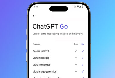 OpenAI เปิดตัว “ChatGPT Go” ในประเทศไทย เริ่มต้นเพียง 259 บาท มาพร้อม GPT-5 และฟีเจอร์ใหม่ครบครัน