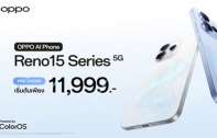 เปิดตัว OPPO Reno15 Series 5G สมาร์ตโฟนกล้องเซลฟี่ 50MP 0.6x กว้างสุดในไทย เริ่ม 11,999 บาท