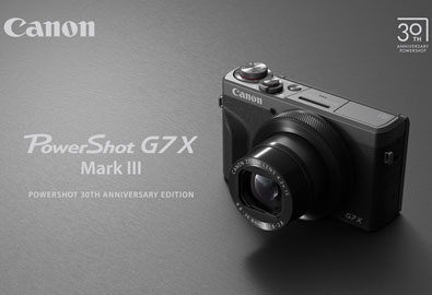 Canon เปิดตัว PowerShot G7 X Mark III Commemorative Edition สี Graphite รุ่นพิเศษฉลอง 30 ปี PowerShot