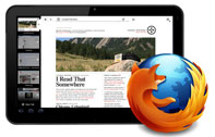 เผยโฉม Mozilla FireFox สำหรับ แอนดรอยด์ Honeycomb Tablet โดยเฉพาะ