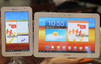 ซัมซุง เผยโฉม Samsung Galaxy Tab 10.1 และ Samsung Galaxy Tab 7.0 Plus สีใหม่ ขาวทั้งด้านหน้าและหลัง
