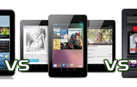 เปรียบเทียบสเปค และคุณสมบัติ แท็บเล็ตราคาประหยัด ระหว่าง Nexus 7 vs Samsung Galaxy Tab 2 (7.0) และ Amazon Kindle Fire