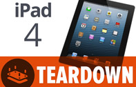 iFixit แกะ iPad 4 (ไอแพด 4) พบหน้าจอผลิตโดย LG ลำโพงเป็นแบบ mono