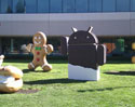 รูปปั้นน้องใหม่ Ice Cream Sandwich เดินทางมาถึงสำนักงานใหญ่ Google แล้ว