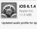 Apple ปล่อยอัพเดท iOS 6.1.4 สำหรับ iPhone 5 ปรับปรุงโปรไฟล์เสียงลำโพง