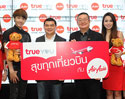 ทรู จับมือแอร์เอเชีย เอาใจลูกค้านักเดินทาง เปิดแคมเปญ “TrueYou สุขทุกเที่ยวบินกับ AirAsia” มอบ 3 ความสุข ตลอดปี 2556