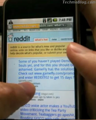 เข้าเว็บไซต์ด้วย Browser บน Android