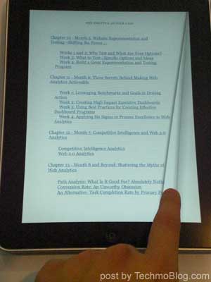 Kindle for iPad : ขณะอ่านหนังสือ