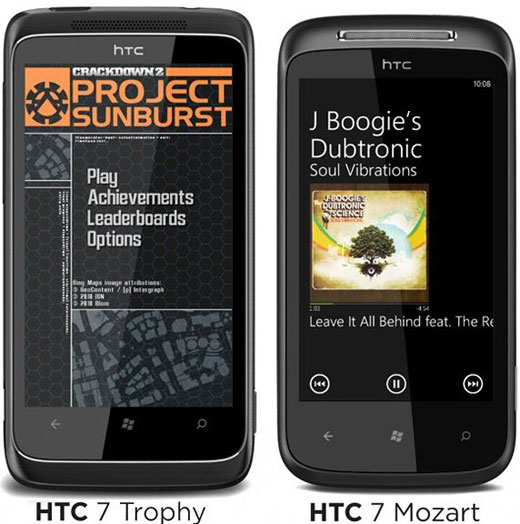 HTC Trophy และ HTC Mozart