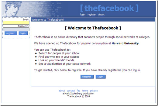 thefacebook thefacebook